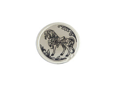 Серебряный сувенир-магнит «Год лошади»